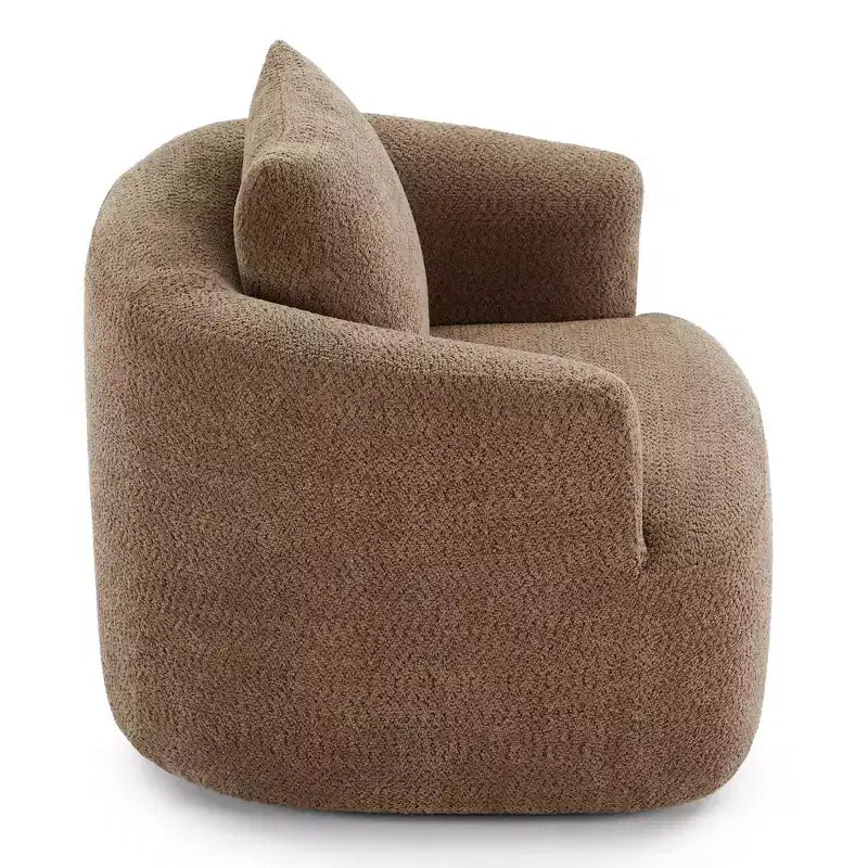 Fauteuil baquet pivotant rembourré Whisen 38.2 avec oreiller