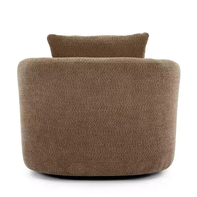 Fauteuil baquet pivotant rembourré Whisen 38.2 avec oreiller