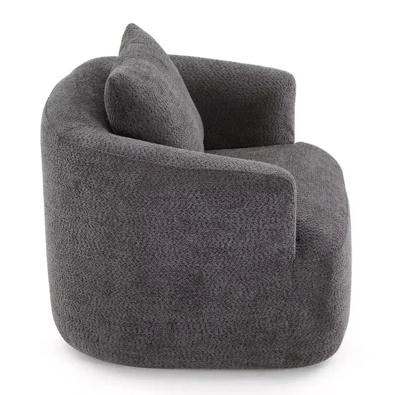 Fauteuil baquet pivotant rembourré Whisen 38.2 avec oreiller