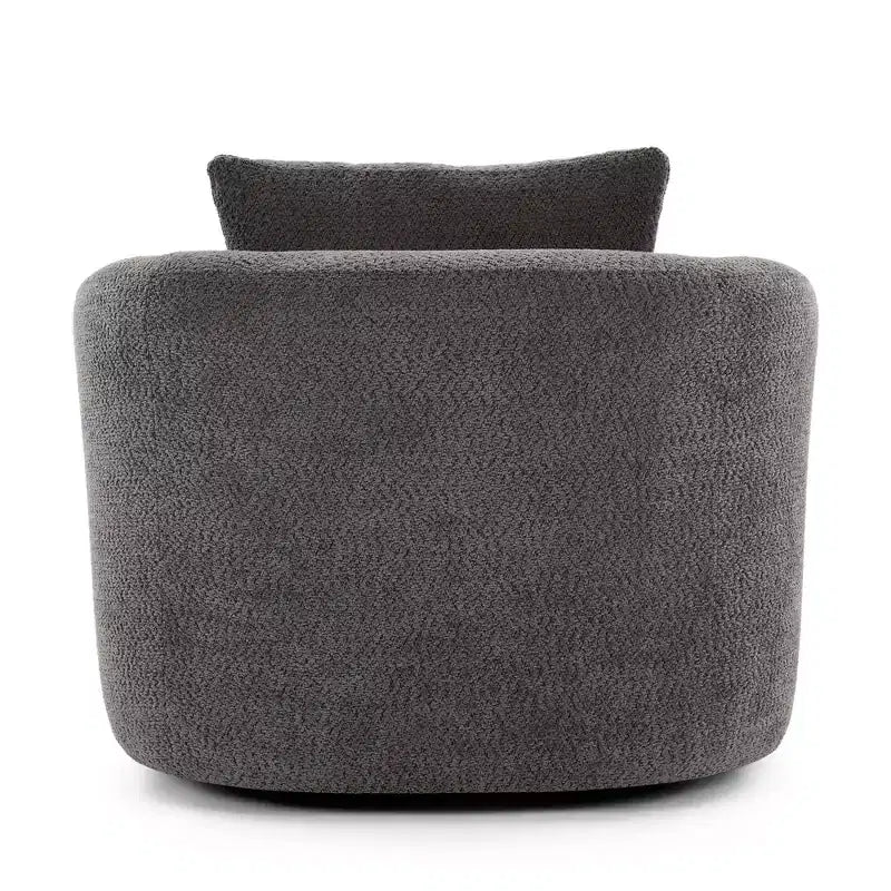 Fauteuil baquet pivotant rembourré Whisen 38.2 avec oreiller