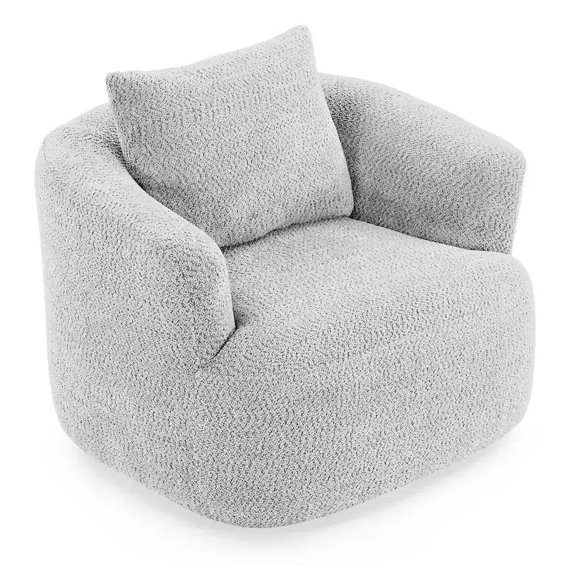 Fauteuil baquet pivotant rembourré Whisen 38.2 avec oreiller