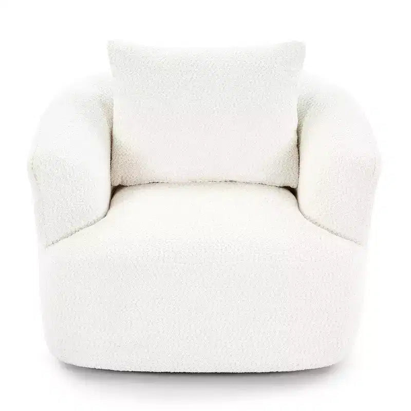 Fauteuil baquet pivotant rembourré Whisen 38.2 avec oreiller