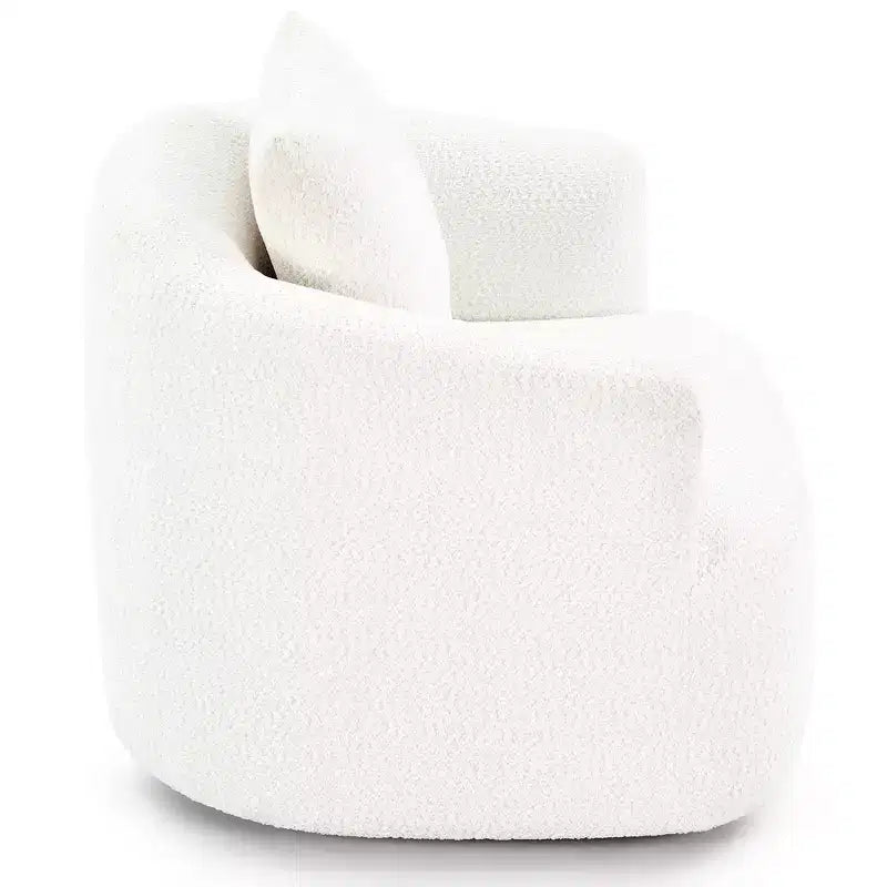 Fauteuil baquet pivotant rembourré Whisen 38.2 avec oreiller