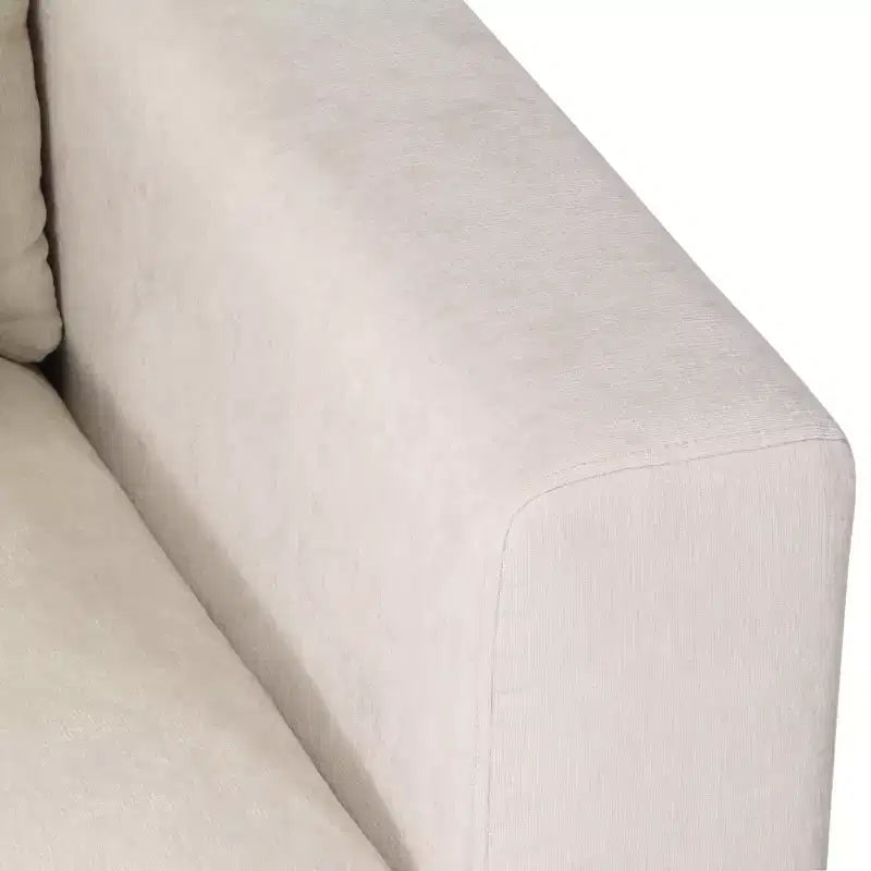 WestinTrends Augusta 128 Canapé modulable d'angle en U en chenille avec ports USB/Type-C et poches latérales