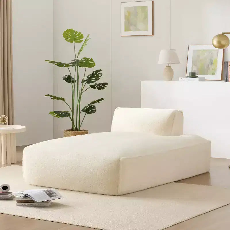 72.5'' Oversized Left-Facing Modular Sofa Bed, Fully Compressed No-Assembly Sofa for Living Room, Elderly-Friendly 1-Seat Foam Couch