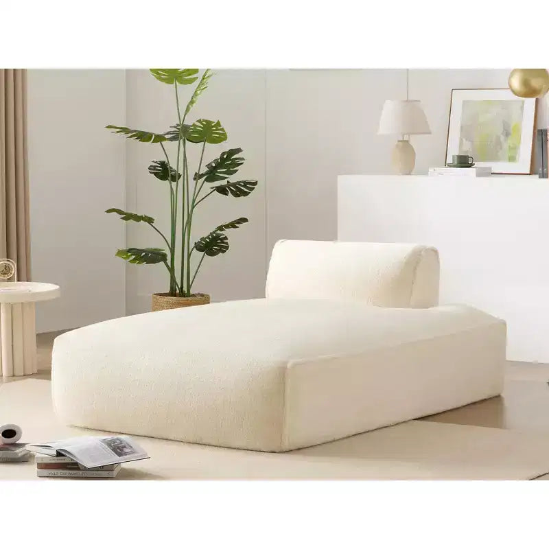 Canapé-lit modulaire surdimensionné 72,5" orienté à gauche, canapé entièrement compressé sans assemblage pour salon, canapé en mousse 1 place adapté aux personnes âgées