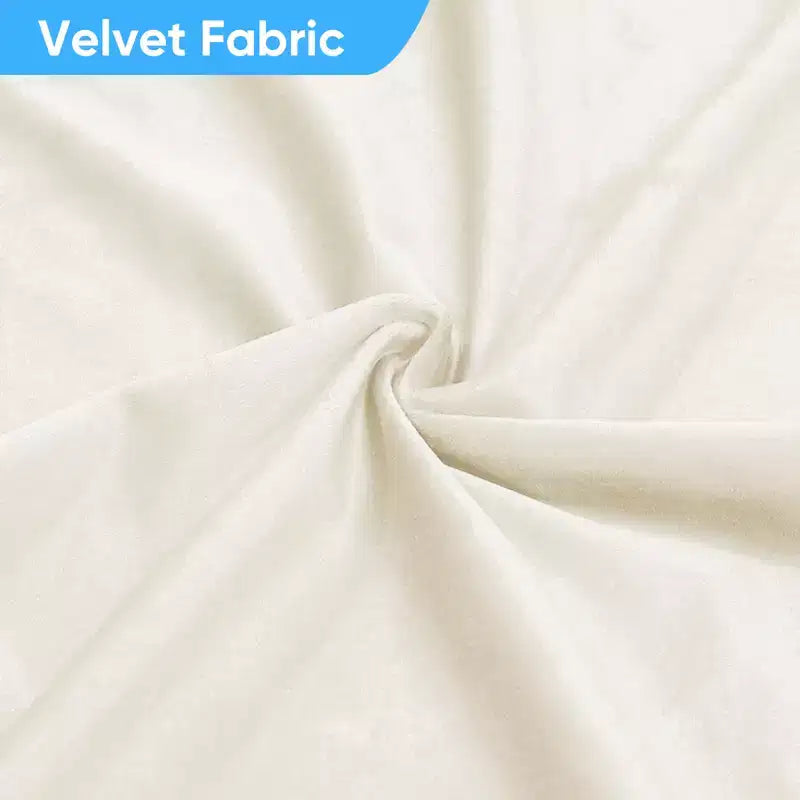Mjkone Canapé d'angle en velours, canapé modulaire 4 places avec pouf, canapé convertible avec bordure cloutée