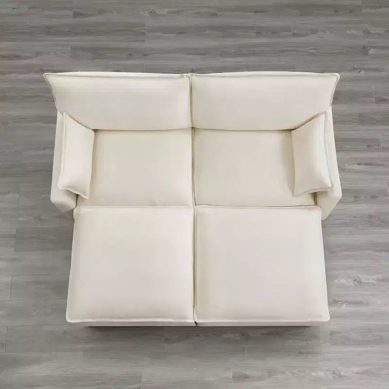 Canapé modulable surdimensionné Spruce & Spring pour salon