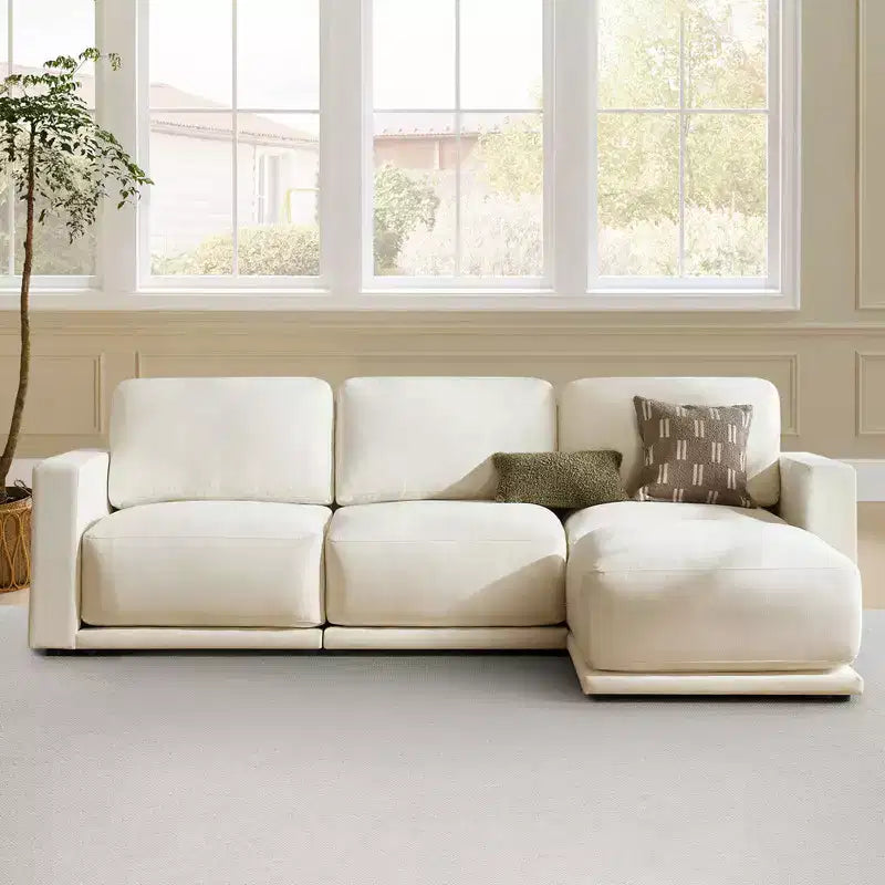 Canapé modulable surdimensionné 4 pièces Spruce & Spring Cloud pour salon