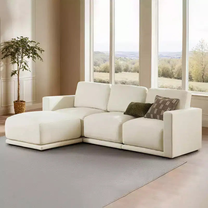 Canapé modulable surdimensionné 4 pièces Spruce & Spring Cloud pour salon