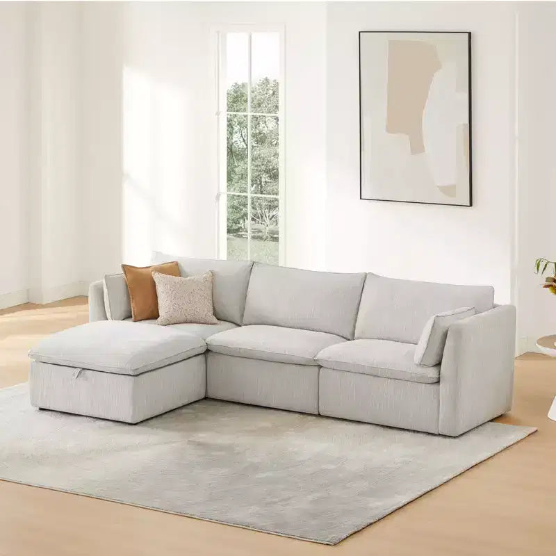 Canapé d'angle modulable Spruce & Spring pour salon