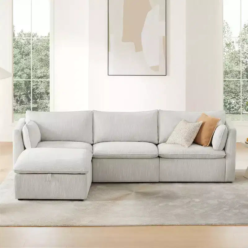 Canapé d'angle modulable Spruce & Spring pour salon