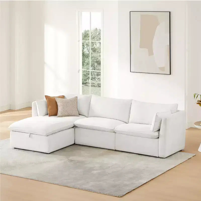 Canapé d'angle modulable Spruce & Spring pour salon