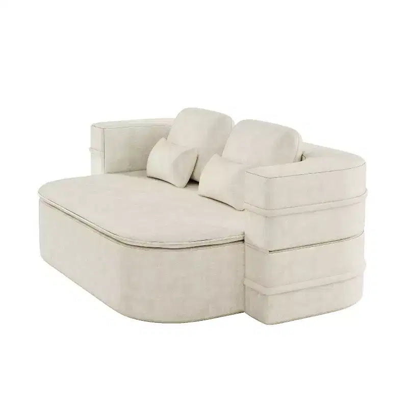 Canapé-lit pliable 2 en 1 de 75 pouces, canapé de sol convertible avec coussin en mousse et couverture multifonctionnelle pour salon, chambre à coucher ou studio