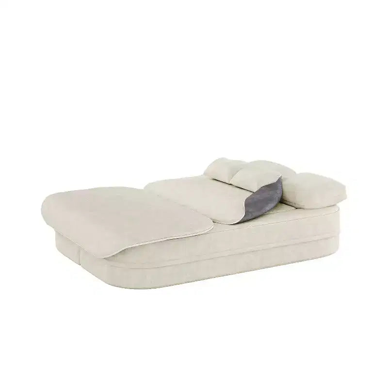 Canapé-lit pliable 2 en 1 de 75 pouces, canapé de sol convertible avec coussin en mousse et couverture multifonctionnelle pour salon, chambre à coucher ou studio