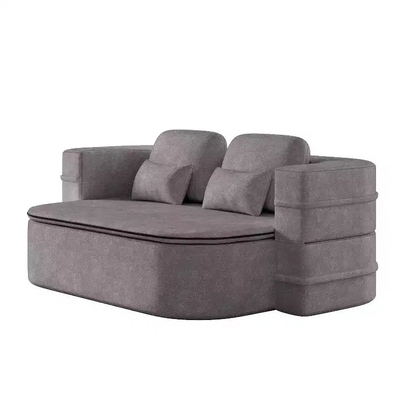 Canapé-lit pliable 2 en 1 de 75 pouces, canapé de sol convertible avec coussin en mousse et couverture multifonctionnelle pour salon, chambre à coucher ou studio