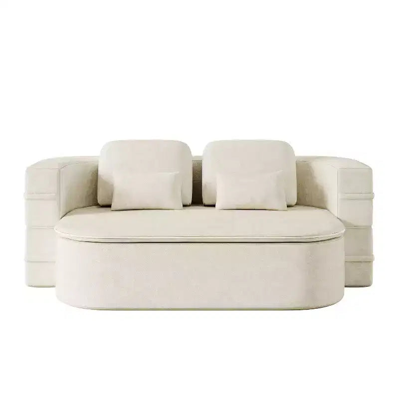 Canapé-lit pliable 2 en 1 de 75 pouces, canapé de sol convertible avec coussin en mousse et couverture multifonctionnelle pour salon, chambre à coucher ou studio