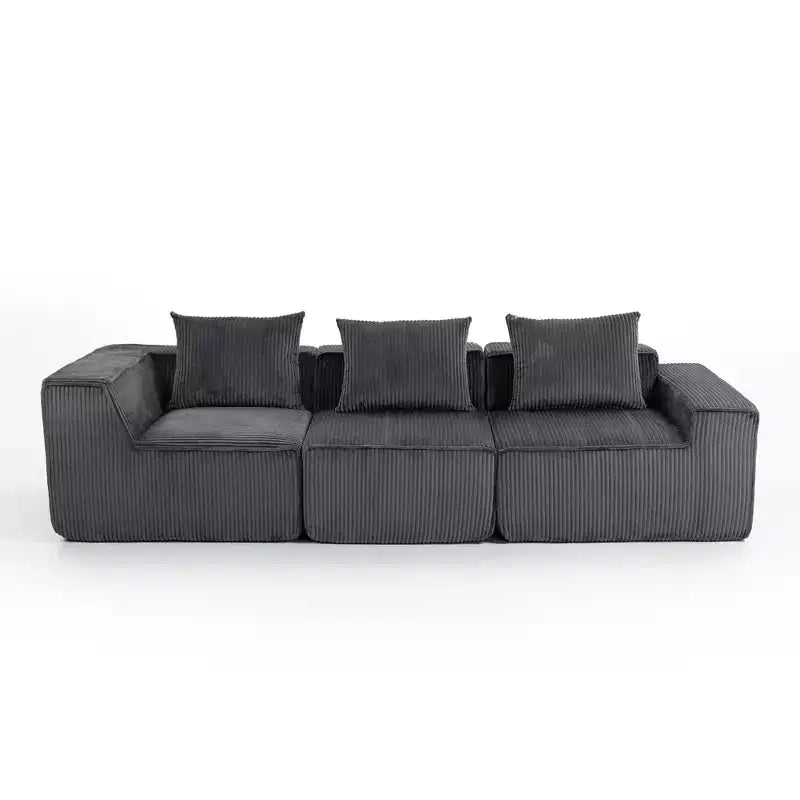 Canapé modulable Whisen, compression, multi-personnes, librement combinable