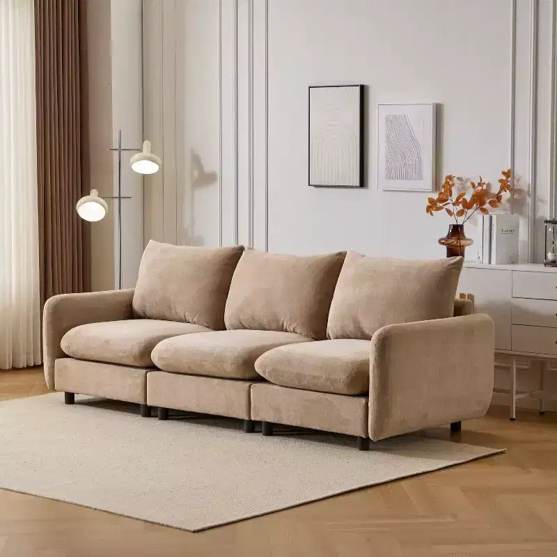 Christopher Knight Home Acker 99.5 Modern 3 Seater Upholstered Sectional Sofa