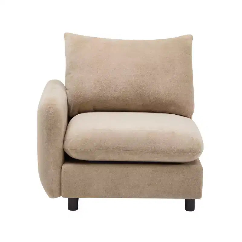 Christopher Knight Home Acker, canapé sectionnel moderne en tissu en forme de L, 4 pièces