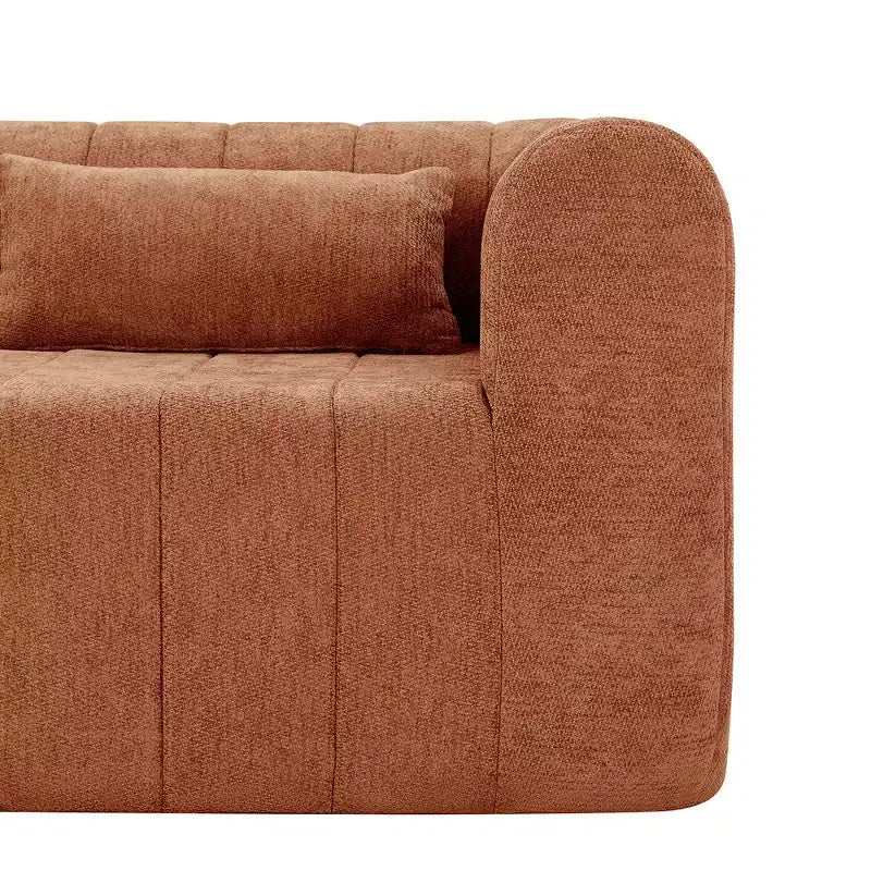 Christopher Knight Home Ahearn Canapé sectionnel modulable 4 pièces 145,5 po à compression complète