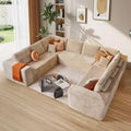 HOMLUX U-Shape Modular Sectional Sofa Couch, 27 Deep Seat Modern Minimalist Couches for Living Room, Style 5
