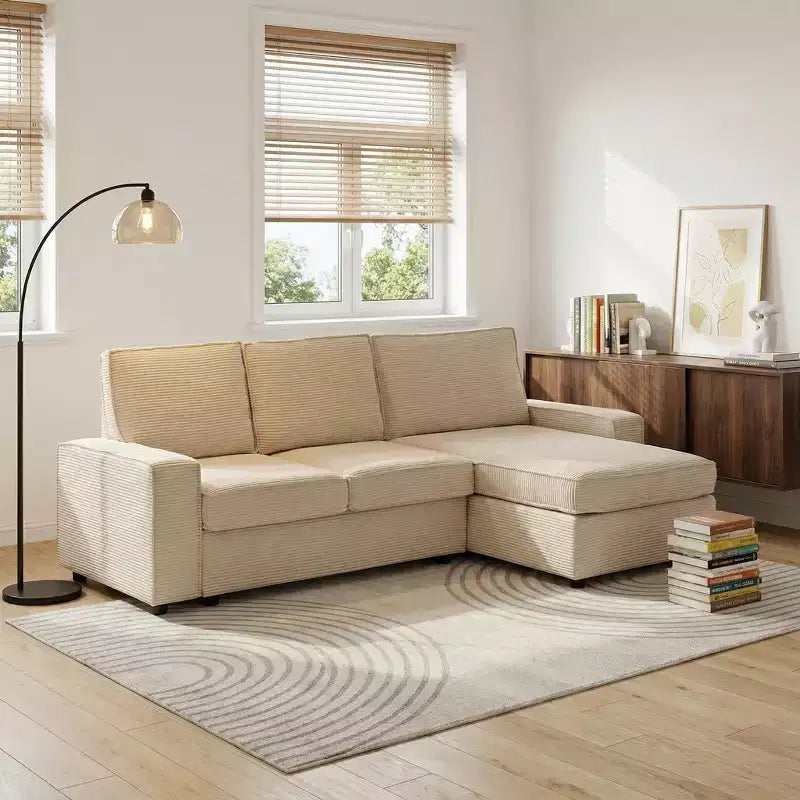 Canapé modulable en U/L avec housse amovible, canapé convertible moderne et profond, canapé-lit nuage confortable pour salon et bureau