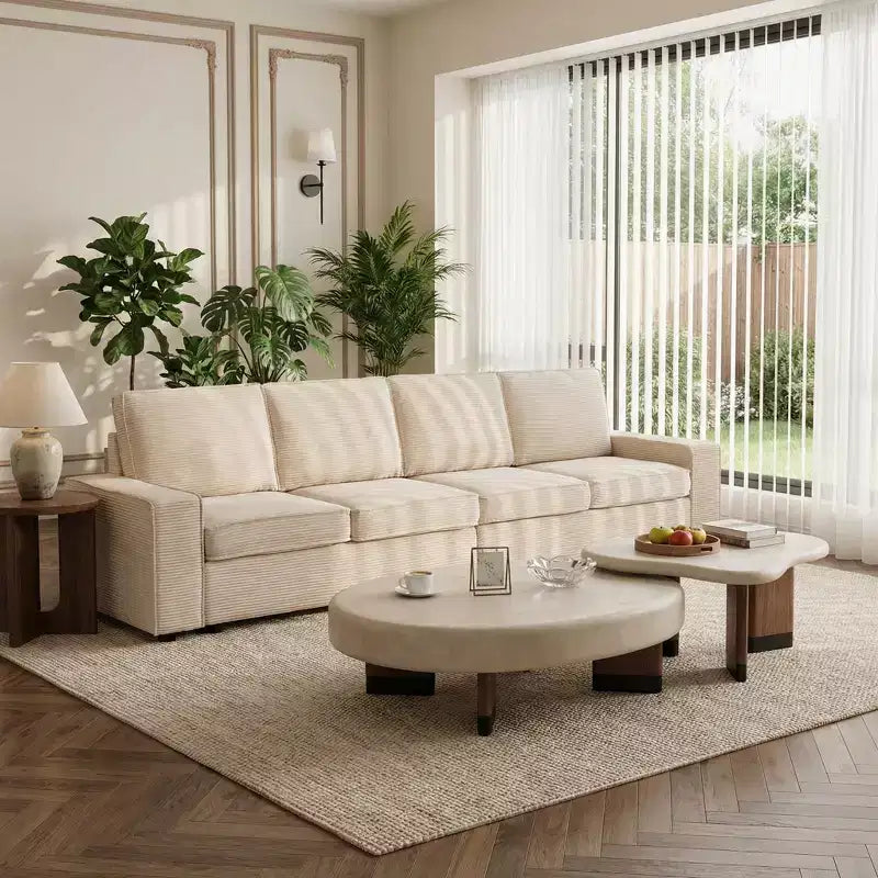 Canapé modulable en U/L avec housse amovible, canapé convertible moderne et profond, canapé-lit nuage confortable pour salon et bureau
