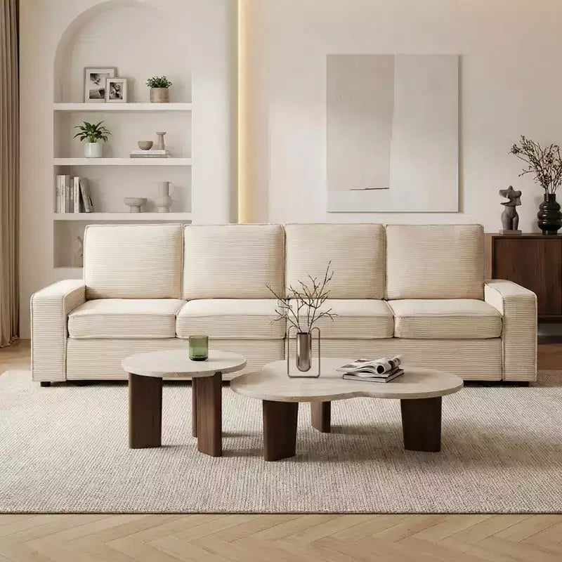 Canapé modulable en U/L avec housse amovible, canapé convertible moderne et profond, canapé-lit nuage confortable pour salon et bureau