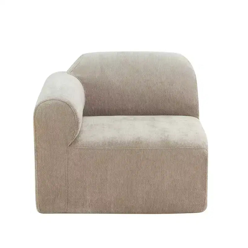 Christopher Knight Home Jace 111 - Canapé d'angle incurvé moderne 4 places rembourré
