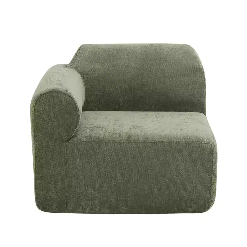 Christopher Knight Home Jace 111 - Canapé d'angle incurvé moderne 4 places rembourré