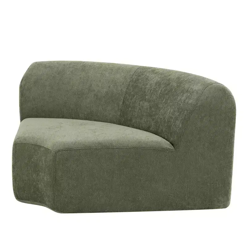Christopher Knight Home Jace 111 - Canapé d'angle incurvé moderne 4 places rembourré