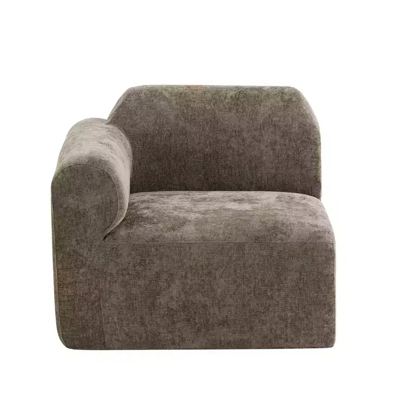 Christopher Knight Home Jace 111 - Canapé d'angle incurvé moderne 4 places rembourré