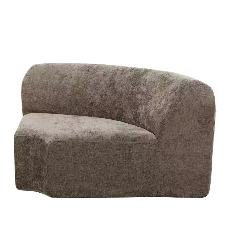 Christopher Knight Home Jace 111 - Canapé d'angle incurvé moderne 4 places rembourré