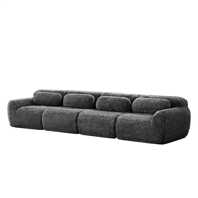 Canapé sectionnel modulaire droit moderne 149, canapé nuage 4 places profond pour salon et chambre à coucher, aucun assemblage requis-Panipeachy