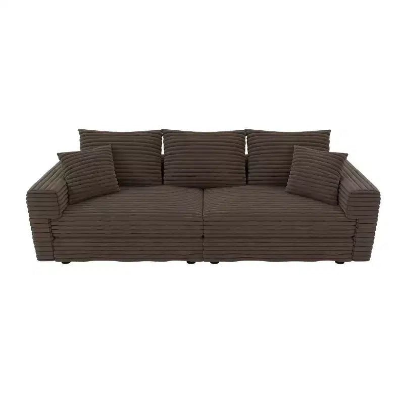 Canapé Sectionnel Modulable Convertible, Canapé Profond avec Coussins Moelleux, Canapé Nuage Moderne pour Salon, Chambre ou Appartement-Panipeachy