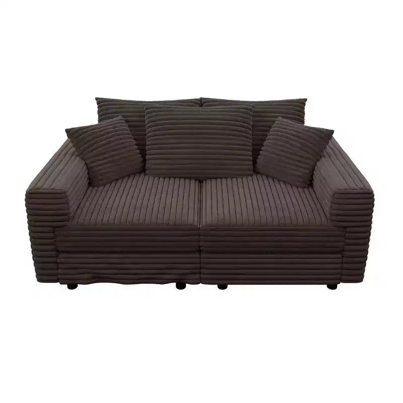 Canapé Sectionnel Modulable Convertible, Canapé Profond avec Coussins Moelleux, Canapé Nuage Moderne pour Salon, Chambre ou Appartement-Panipeachy