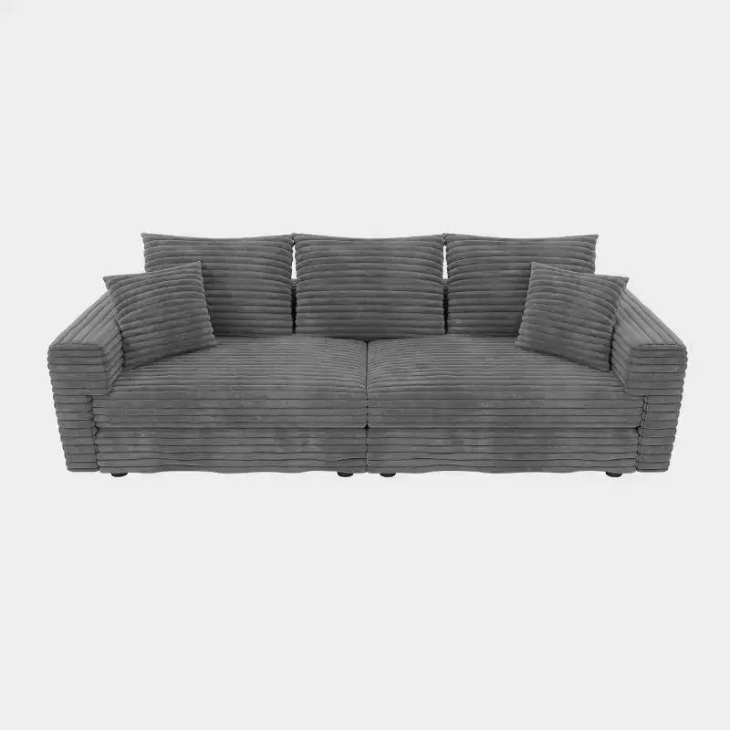 Canapé Sectionnel Modulable Convertible, Canapé Profond avec Coussins Moelleux, Canapé Nuage Moderne pour Salon, Chambre ou Appartement-Panipeachy