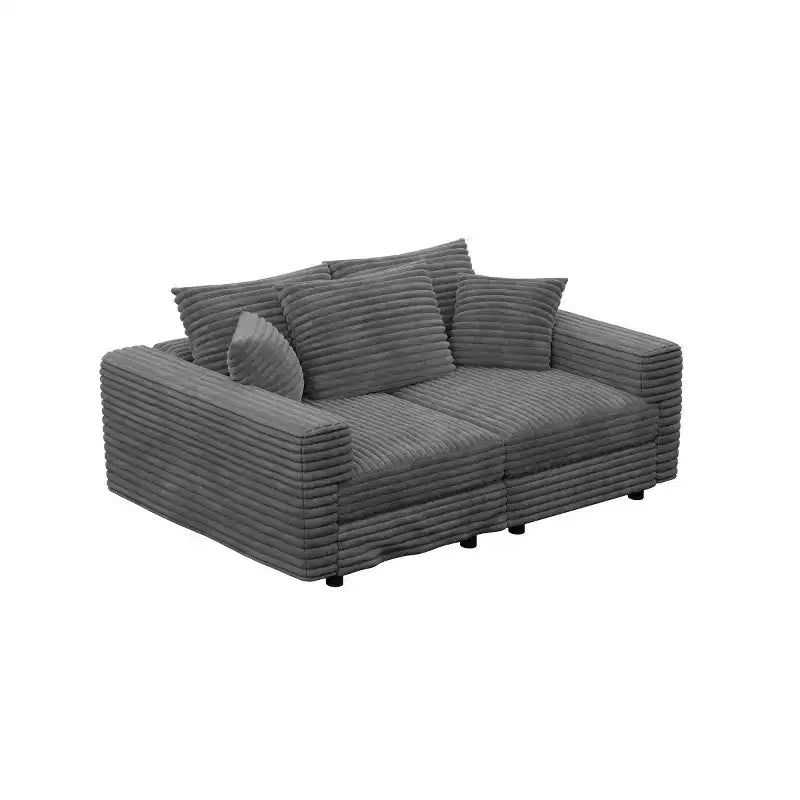 Canapé Sectionnel Modulable Convertible, Canapé Profond avec Coussins Moelleux, Canapé Nuage Moderne pour Salon, Chambre ou Appartement-Panipeachy