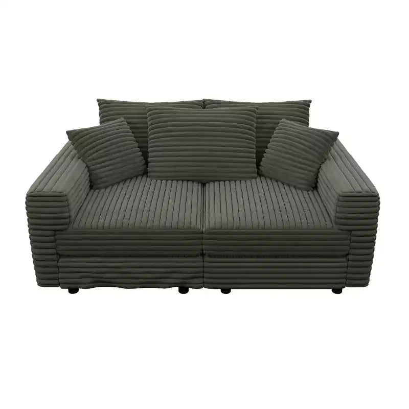 Canapé Sectionnel Modulable Convertible, Canapé Profond avec Coussins Moelleux, Canapé Nuage Moderne pour Salon, Chambre ou Appartement-Panipeachy