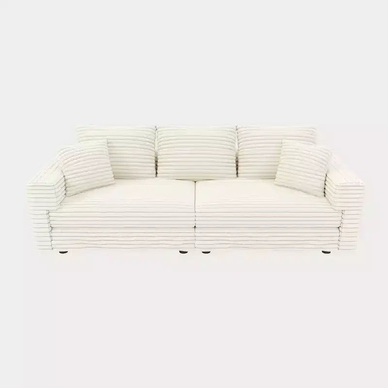 Canapé Sectionnel Modulable Convertible, Canapé Profond avec Coussins Moelleux, Canapé Nuage Moderne pour Salon, Chambre ou Appartement-Panipeachy