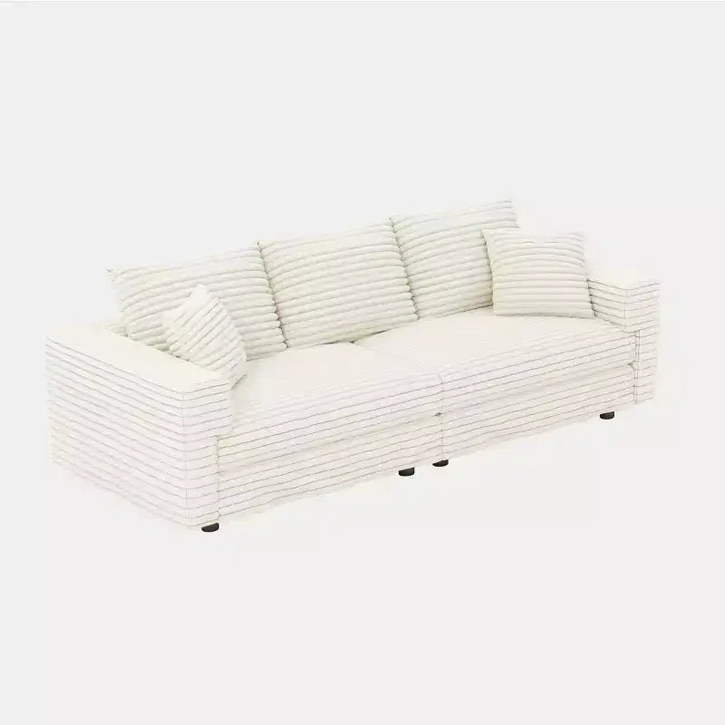 Canapé Sectionnel Modulable Convertible, Canapé Profond avec Coussins Moelleux, Canapé Nuage Moderne pour Salon, Chambre ou Appartement-Panipeachy