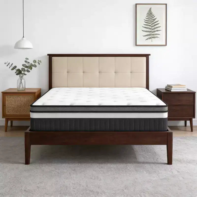 14 Inch king Gel Memory Foam Mattress Medium Firmness, Mattresses for Pressure Relief & Cool Sleep CertiPUR-US Certified