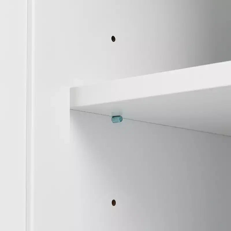 Meuble de rangement de salle de bain autoportant moderne GDFStudio Sienna en bois avec trois tiroirs et une étagère réglable