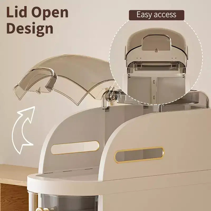 Meuble de rangement ultra-fin à roulettes - Organisateur étroit et mince à 3 niveaux pour petits espaces, tiroirs transparents, ABS+PP étanche et robuste