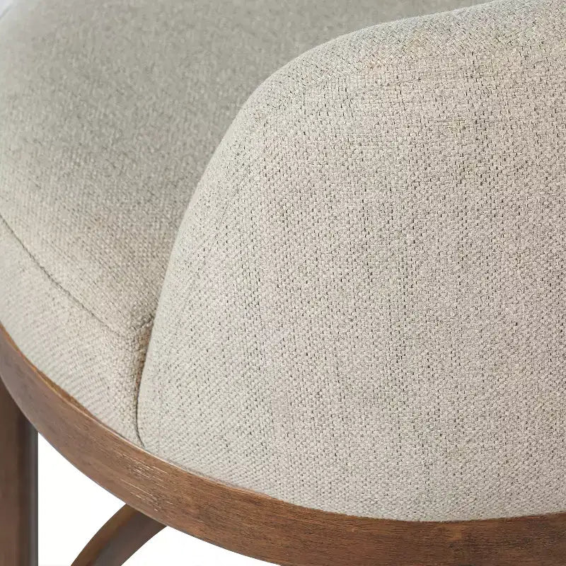 Tabourets de bar rembourrés Christopher Knight Home Shinji en hévéa (lot de 2)