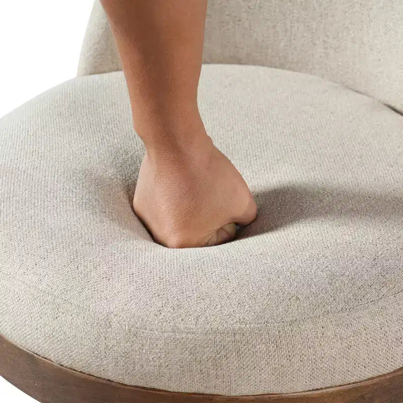 Tabourets de bar rembourrés Christopher Knight Home Shinji en hévéa (lot de 2)
