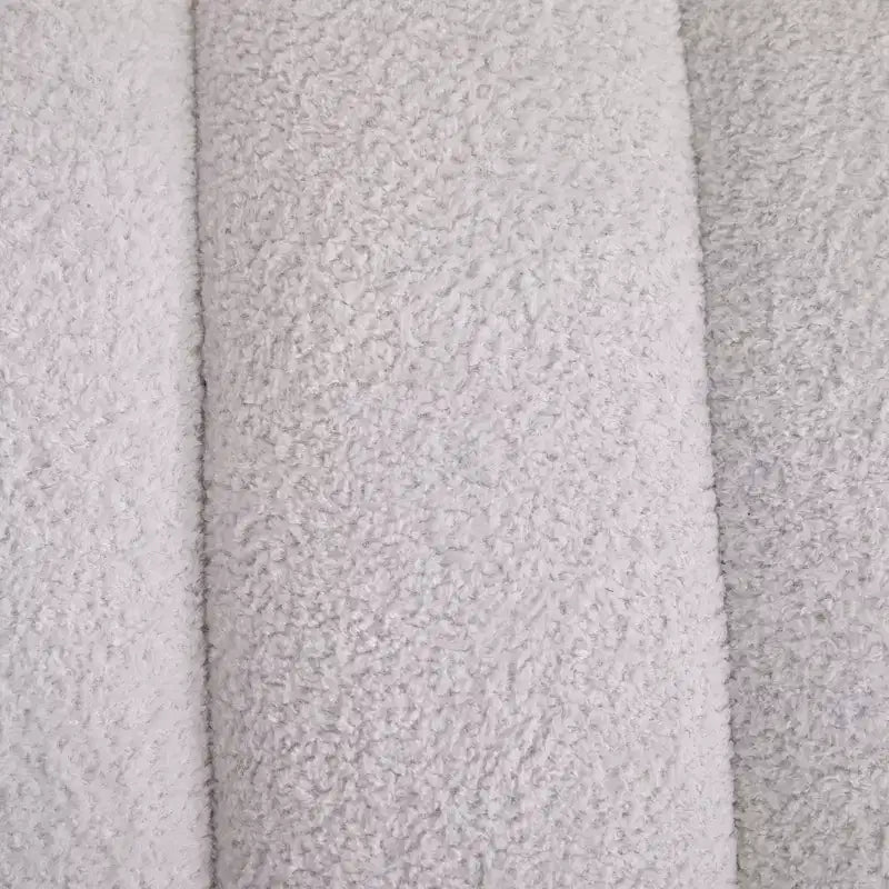 Okak 69.7 Banc de lit moderne sans accoudoirs avec capitonnage cannelé, poufs-ottomans en chenille, banc d'entrée pour salon, chambre à coucher