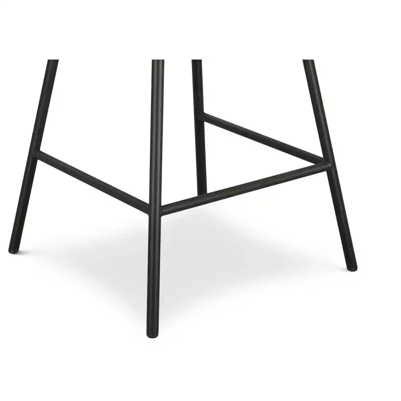 Tabouret de comptoir pivotant Meredith Contemporary Modern (ensemble de 2) en polyester lin