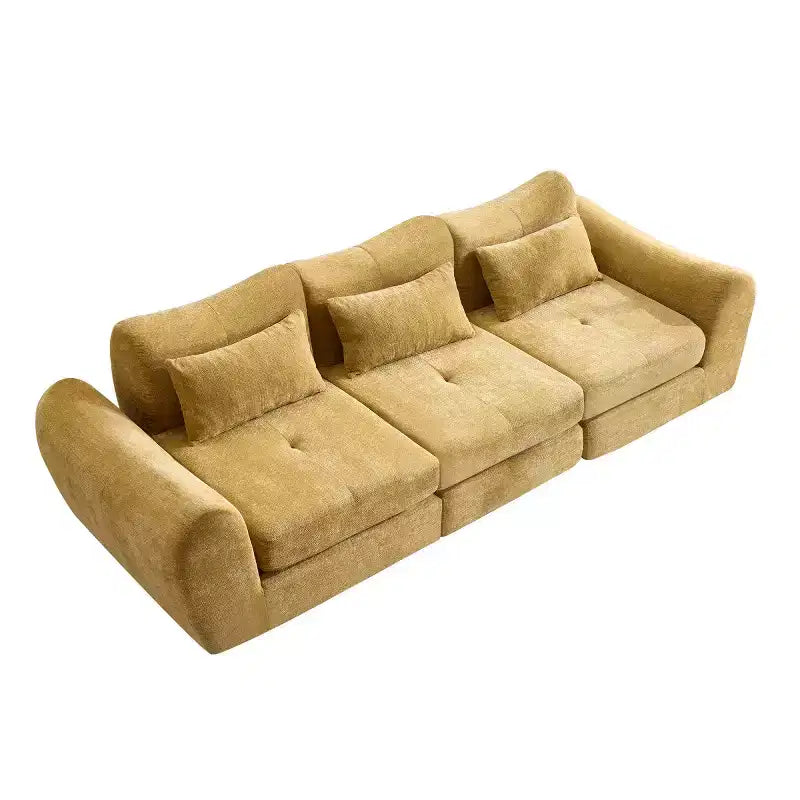 Canapé sectionnel modulaire moderne, canapé-lit pliant convertible, canapé compressé en chenille douce pour salon, chambre à coucher-Panipeachy